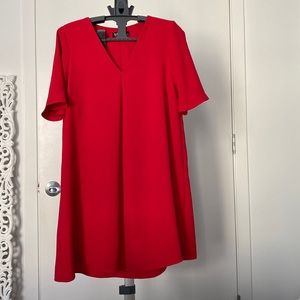 Red Zara dress